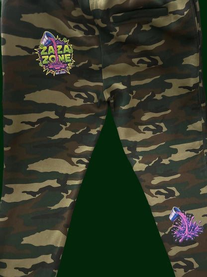 Zaza Zone Camo Pants - PREORDER